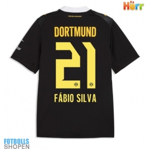 Billiga Borussia Dortmund Fabio Silva #21 Bortatröja 2026-27 Kortärmad